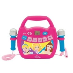 Enceinte Bluetooth Disney Princesses - LEXIBOOK - Effets Lumineux, Micros, Batterie Rechargeable