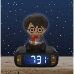 Réveil veilleuse digital LEXIBOOK - Harry Potter - 3D lumineux et sonore - Noir - Enfant
