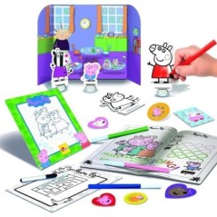 Sac a dos école de dessin Peppa Pig - LISCIANI