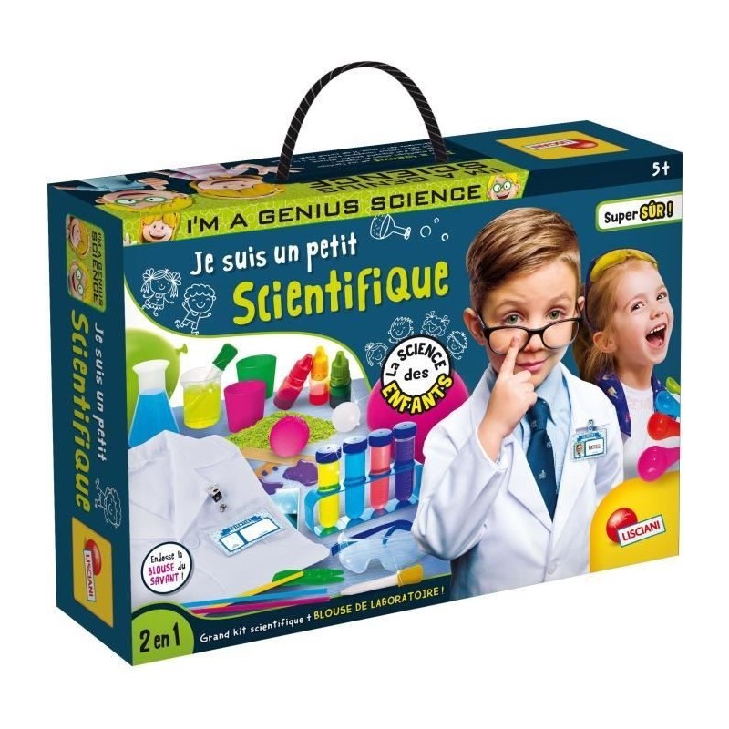 Jeu scientifique pour enfants - LISCIANI - Génius Science - Je suis un petit scientifique - A partir de 5 ans