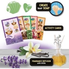 Kit sensoriel - LISCIANI - Montessori Box - L'odeur - Créer savons parfumés - Essences et diffuseur - Pédagogie ludique