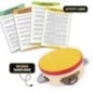Jeu musical - LISCIANI - Montessori Box - L'ouie - Tambourin en bois - Rythme et audition - Activités Montessori Jeu musical - LISCIANI - Montessori Box - L'ouie - Tambourin en bois - Rythme et audition - Activités Montessori