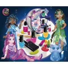 Kit manucure - LISCIANI - The Moon Academy - Moon Art des ongles - Vernis magiques - Effets phosphorescents et craquelés