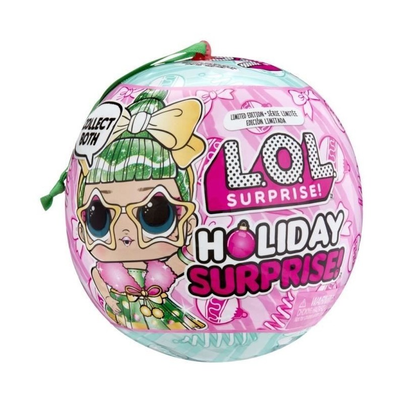 LOL Holiday Surprise - Poupée aléatoire a collectionner - Fetes de fin d'année LOL Holiday Surprise - Poupée aléatoire a collectionner - Fetes de fin d'année