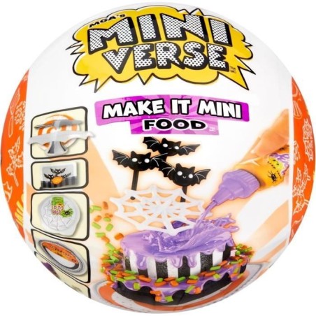 MGA Miniverse - Halloween - Jeu Créatif - Série Diner - Loisirs créatif et décoratif en résine - Non Comestible - 8 ans et 