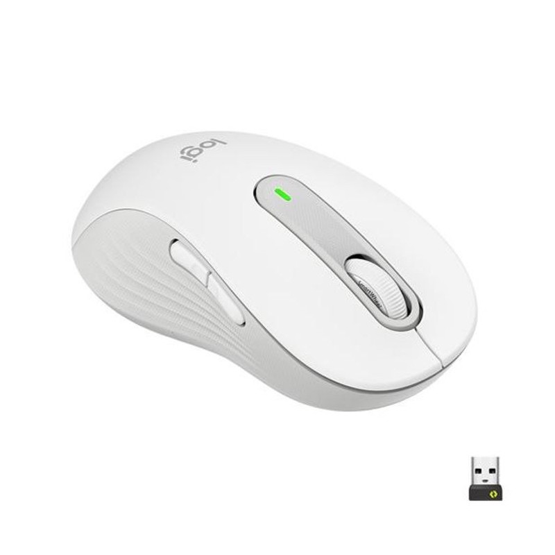 Souris - Sans fil - Logitech - M650 - Gaucher - Blanc